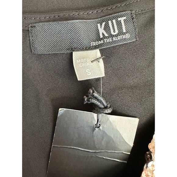 KUT Leopard Print Sequin Front Cami Tank Top size Small - Picture 3 of 16